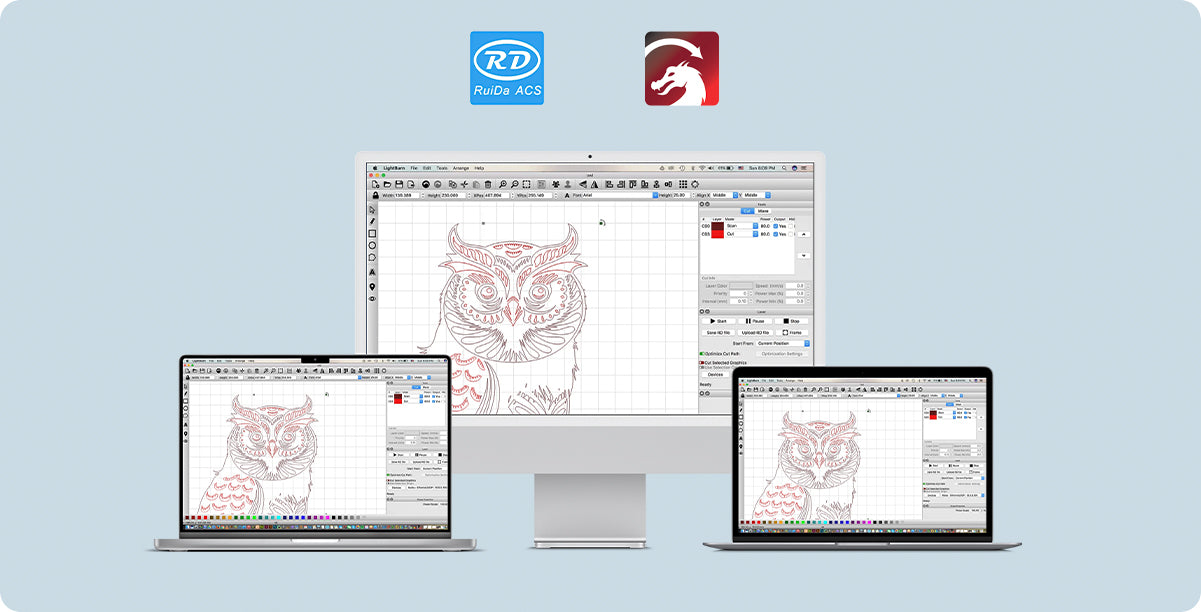 CO2 Laser Engraving Machine Software
