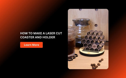 Laser Cut Coaster and Holder