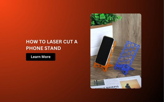 laser cut phone stand