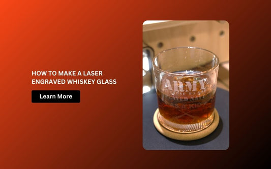 Laser Engraved Whiskey Glass 