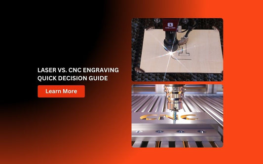 Laser engraving vs. CNC engraving