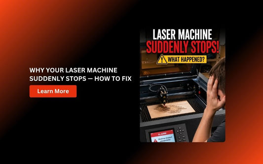 laser head stops moving