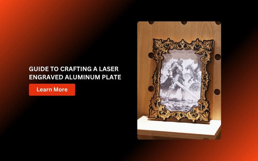 laser engraved aluminum plate