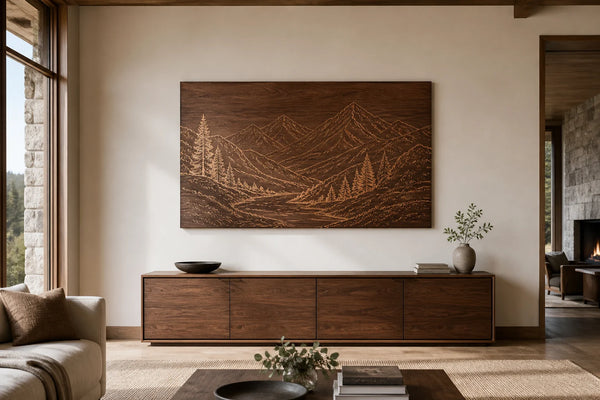 Mountain Feature Wall