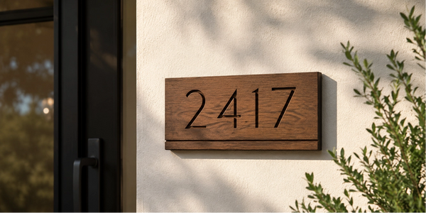 Modern House Number