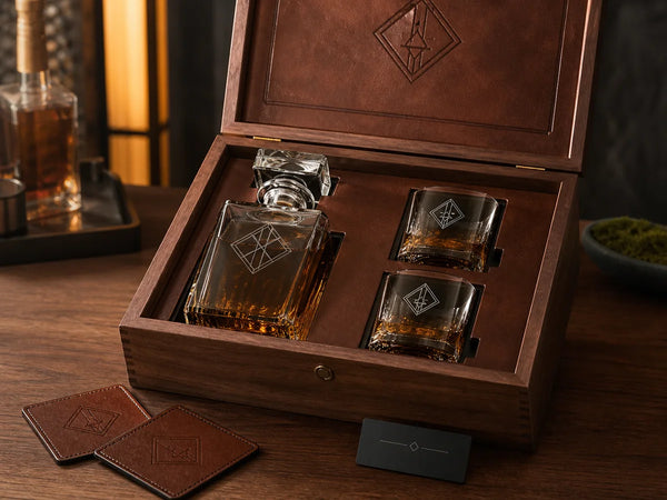Whiskey Decanter Gift Set