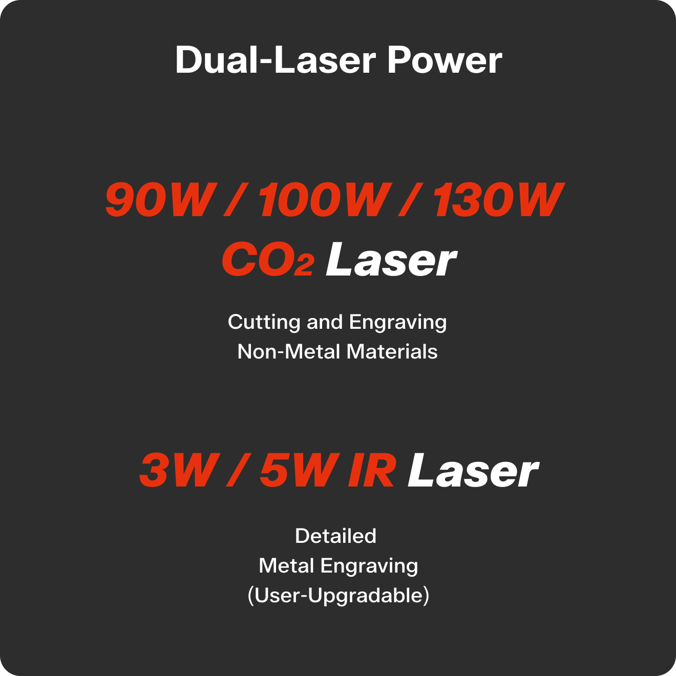 OneLaser Cobra™ 8 - Workshop Essential Laser Engraver/Cutter (90W Glass)