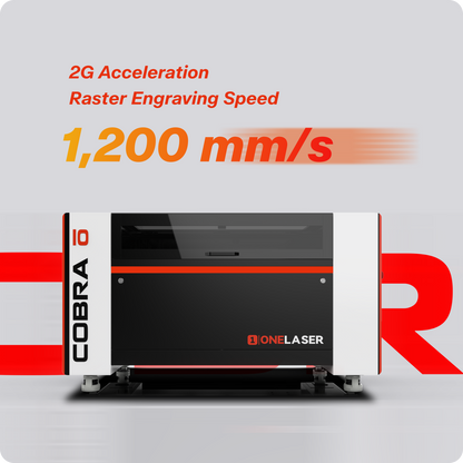 OneLaser Cobra™ 8 - Workshop Essential Laser Engraver/Cutter (90W Glass)