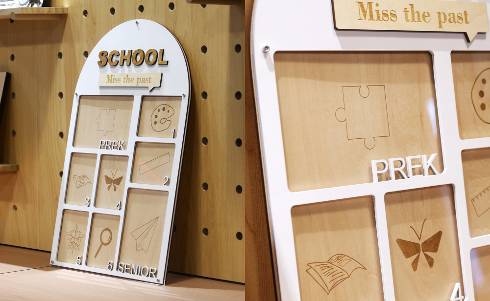 Laser cut engraved idea Picture Frame