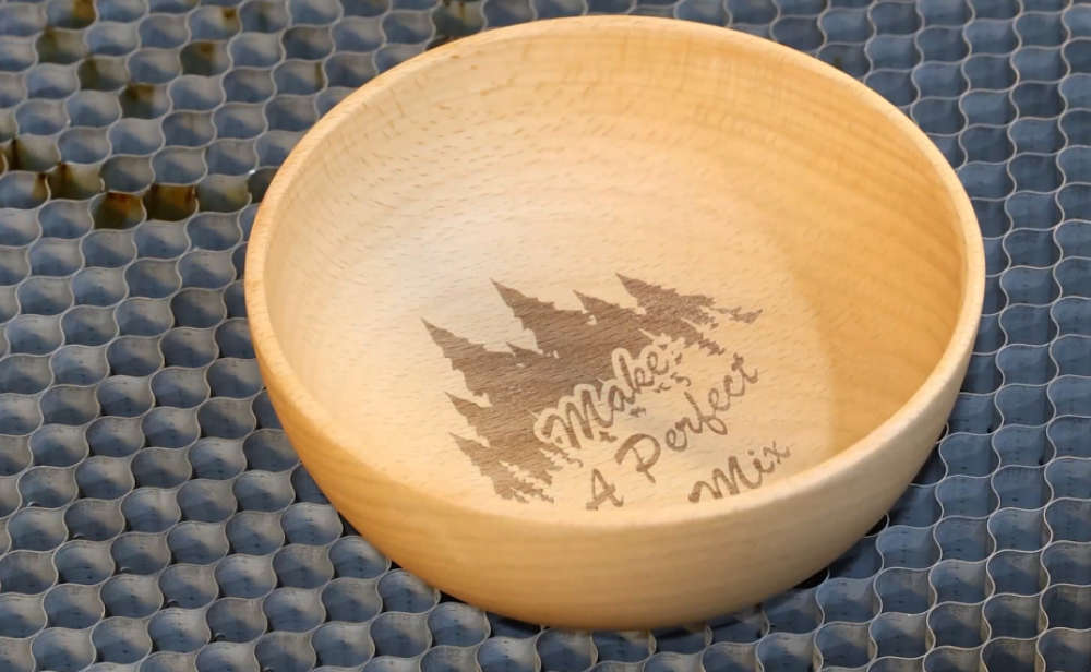 Laser cut engraved idea Bowl