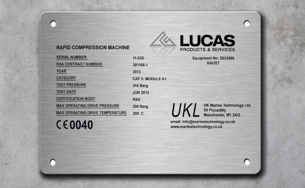 Laser cut engraved idea metal plague