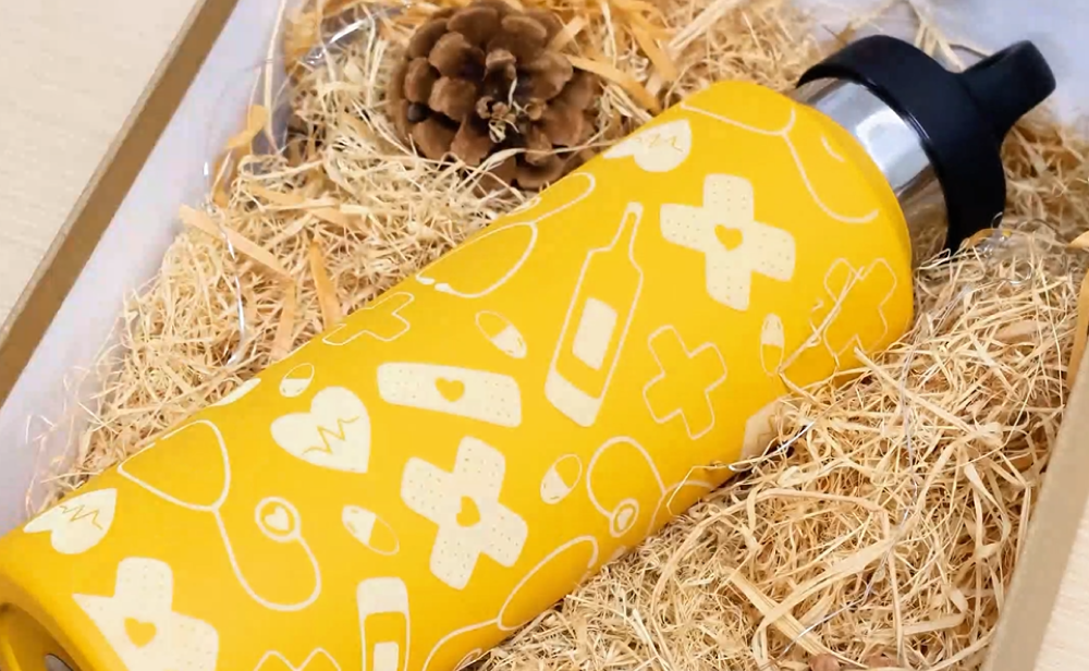 Laser cut engraved idea tumblers