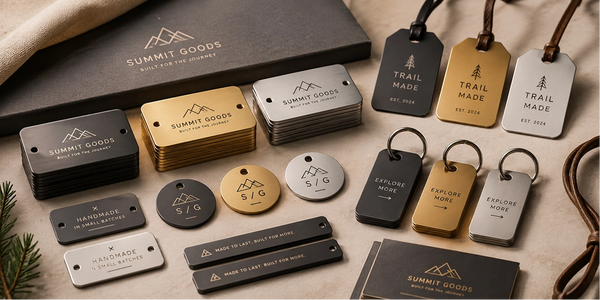 engraved Coated Metal Tags