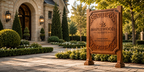 Engraved Custom Estate Sign