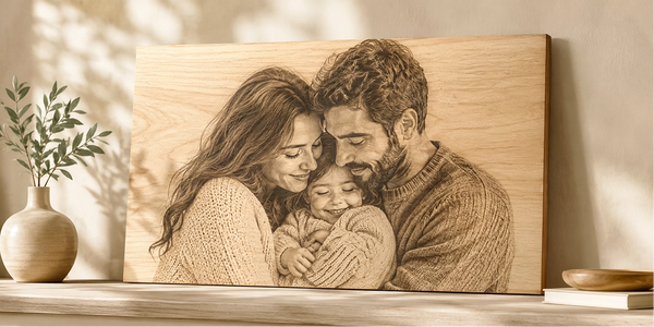 laser engraved Photo Wall Panel