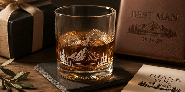 Engraved Roacks Glass