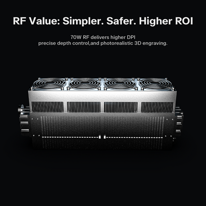 ONELASER Hydra Gen 2 – 70W RF Laser engraving cutting machine