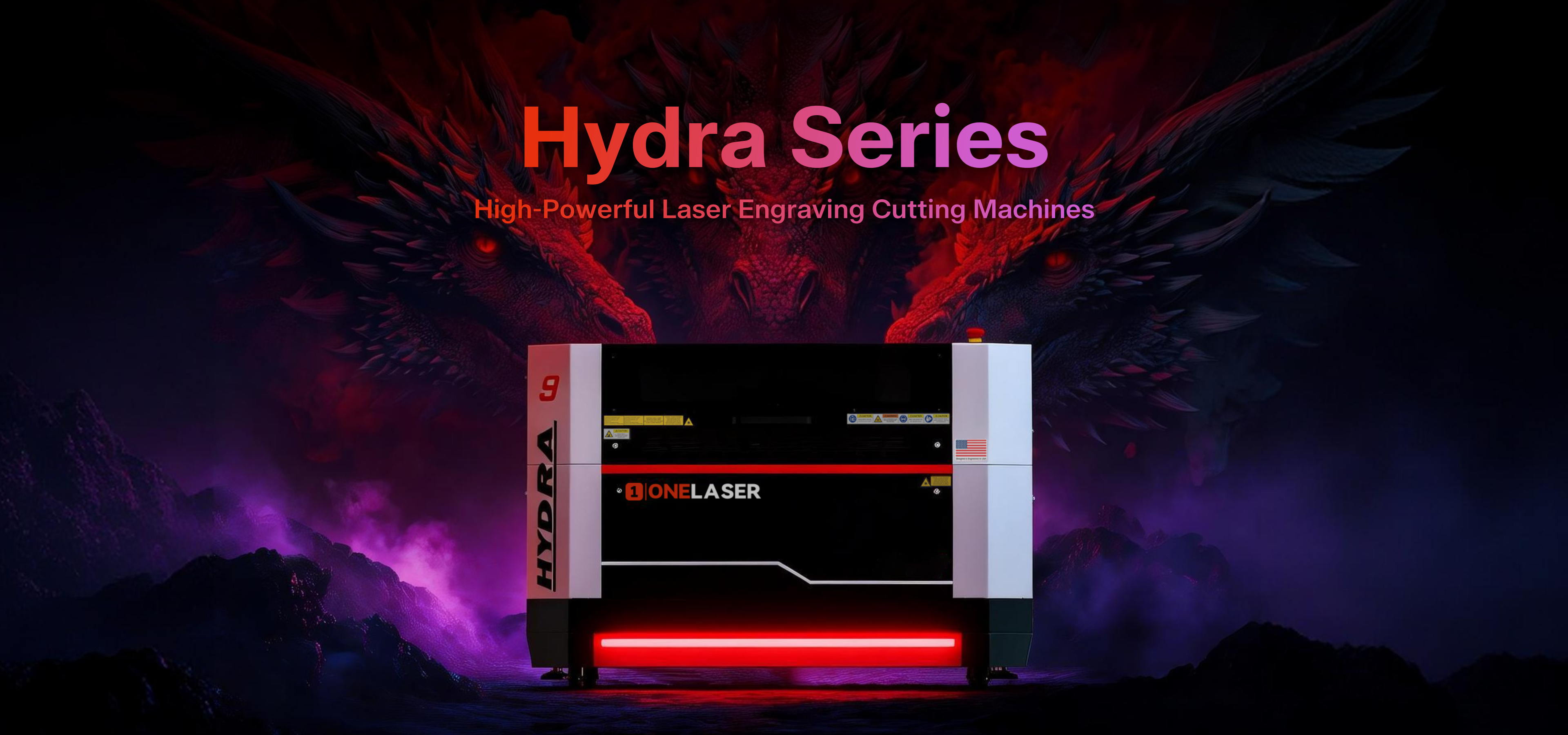 Hydra Dual Power Laser Engraver and cutter