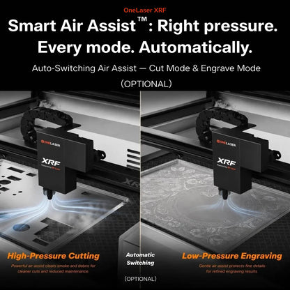 OneLaser XRF 38W Flagship All-In-One RF Metal Tube CO2 Laser Engraver & Cutter | 24"×12" Work Area