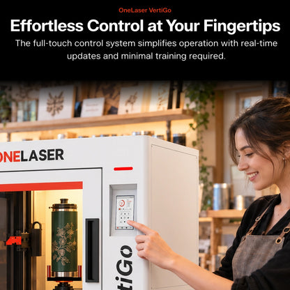 OneLaser VertiGo™ - Performance Rotary Laser for Drinkware (38W RF)
