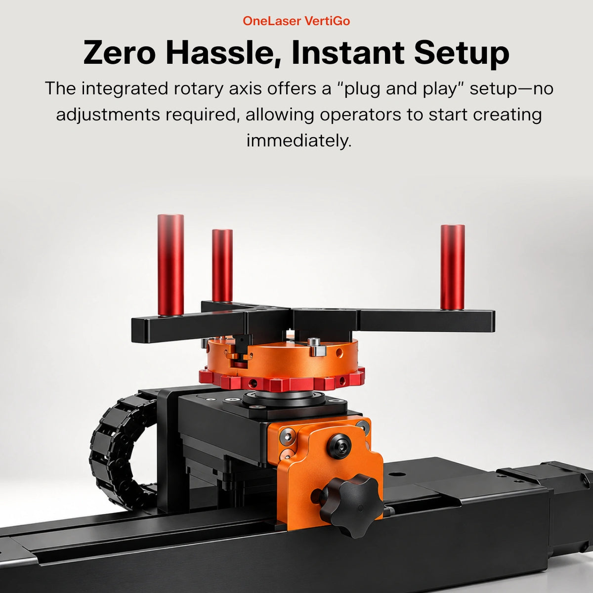 OneLaser VertiGo™ - Performance Rotary Laser for Drinkware (38W RF)