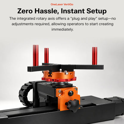 OneLaser VertiGo™ - Performance Rotary Laser for Drinkware (38W RF)